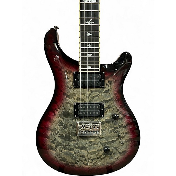 Used PRS SE Mark Holcomb Purple and Green Mist Solid Body Electric Guitar