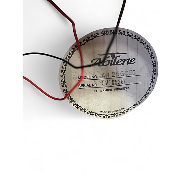 Used Abilene AW25 Natural Acoustic Electric Guitar