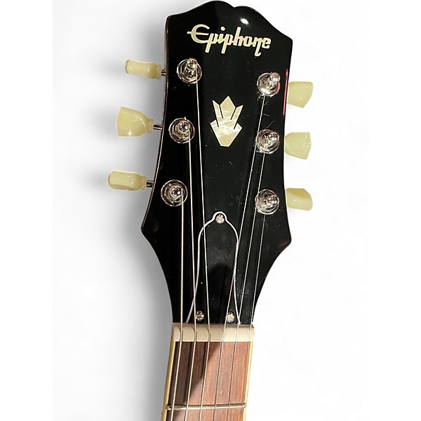 Used 2021 Epiphone ES335 RASPBERRY BURST Hollow Body Electric Guitar