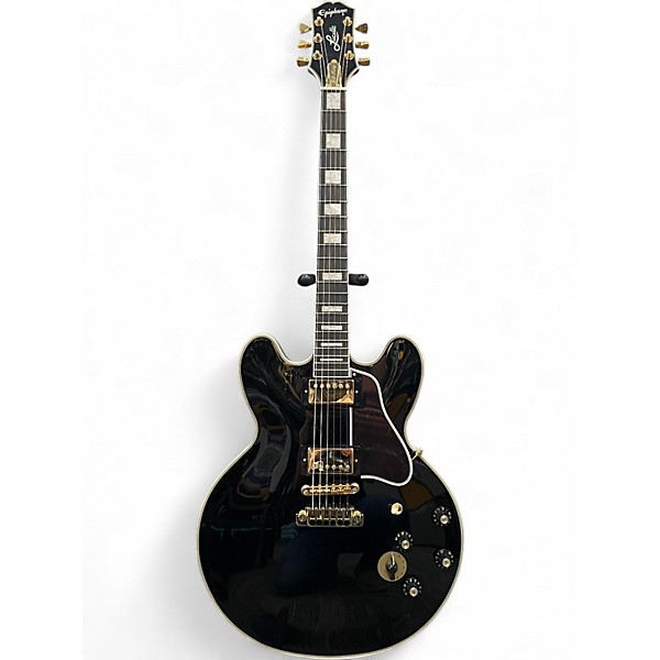 Used Epiphone B B King Lucile Black Hollow Body Electric Guitar