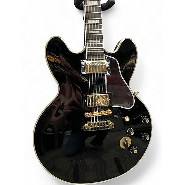Used Epiphone B B King Lucile Black Hollow Body Electric Guitar