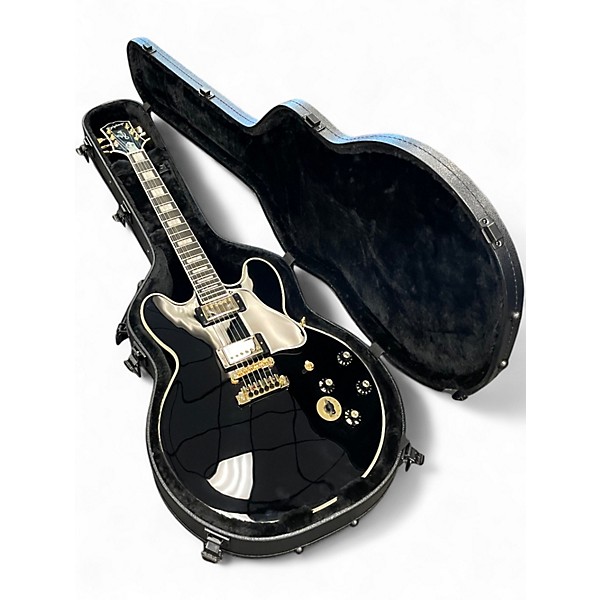 Used Epiphone B B King Lucile Black Hollow Body Electric Guitar