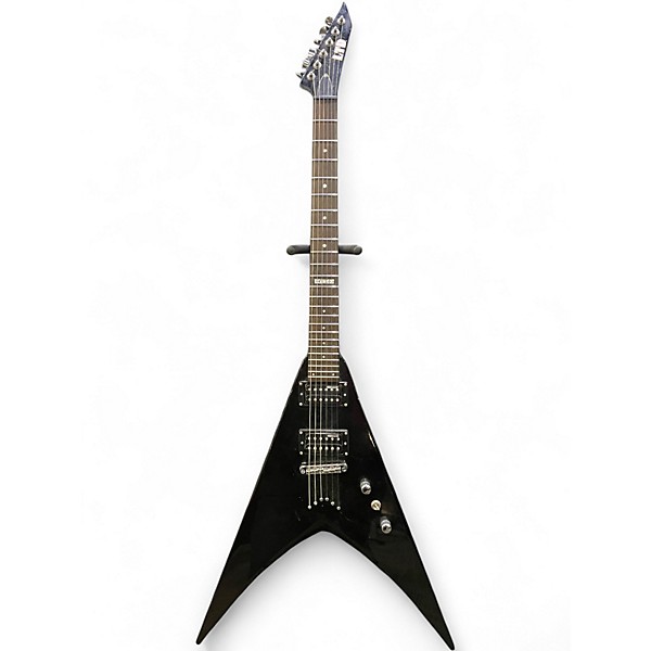 Used ESP LTD V50 Black Solid Body Electric Guitar