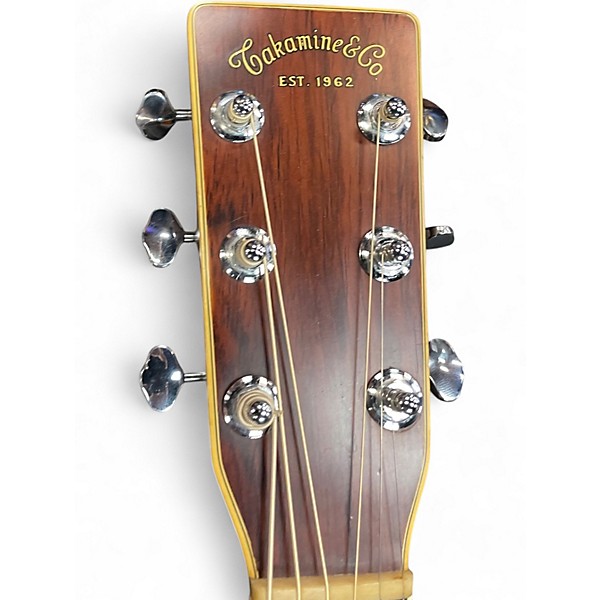 Used Takamine F375S Natural  Acoustic Electric Guitar