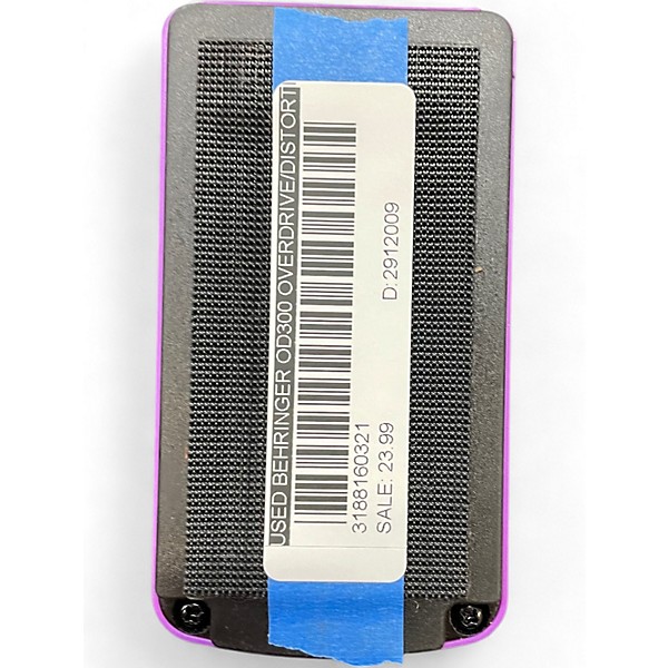 Used Behringer OD300 Overdrive/Distortion Effect Pedal