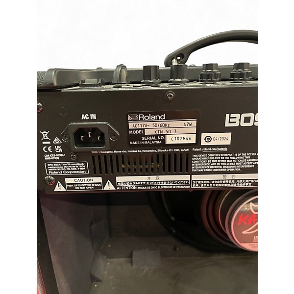 Used BOSS Katana KTN50 50W 1X12 Guitar Combo Amp