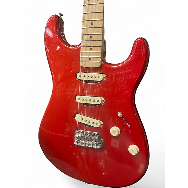 Used 2006 Fender FSR Stratocaster No Pickguard 60th Anniversay Red Spark Solid Body Electric Guitar