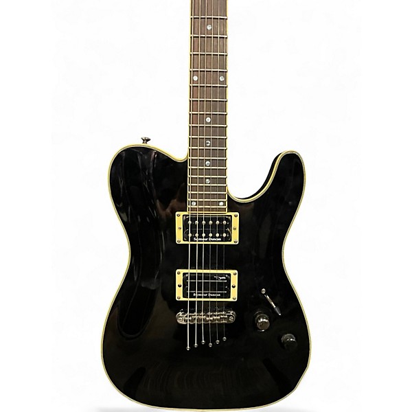 Used Schecter Guitar Research BLACKJACK BLACK Solid Body Electric Guitar