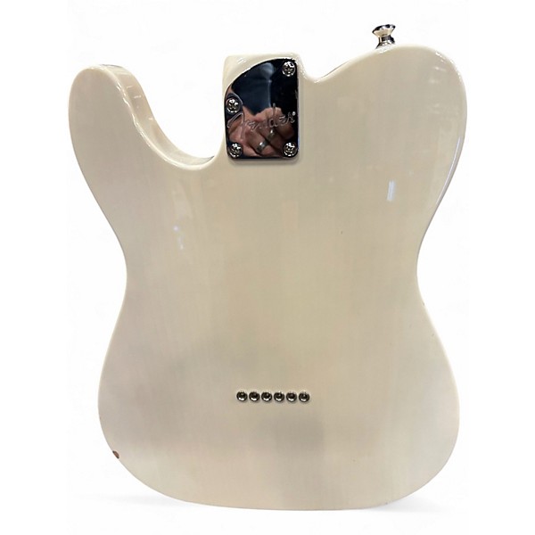 Used Fender Deluxe Nashville Telecaster white Solid Body Electric Guitar