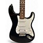 Used 1990s Fender Standard Stratocaster HSS Black Solid Body Electric Guitar