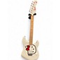 Used Squier Hello Kitty Stratocaster Single Hum White Solid Body Electric Guitar thumbnail