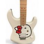 Used Squier Hello Kitty Stratocaster Single Hum White Solid Body Electric Guitar