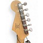 Used Squier Hello Kitty Stratocaster Single Hum White Solid Body Electric Guitar