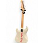 Used Squier Hello Kitty Stratocaster Single Hum White Solid Body Electric Guitar