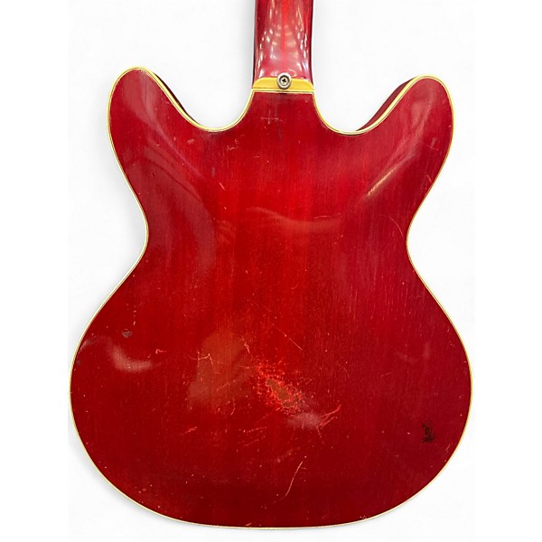 Vintage 1966 Guild Starfire IV Red Hollow Body Electric Guitar