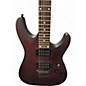Used Schecter Guitar Research Diamond series Omen 6 Brown Solid Body Electric Guitar