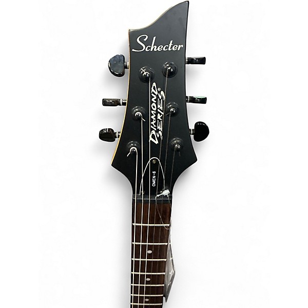 Used Schecter Guitar Research Diamond series Omen 6 Brown Solid Body Electric Guitar