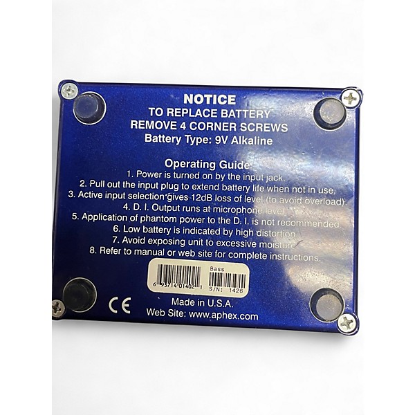 Used Aphex 1402 Bass Exciter