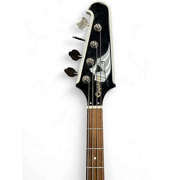 Used Epiphone Thunderbird IV WHITE Electric Bass Guitar