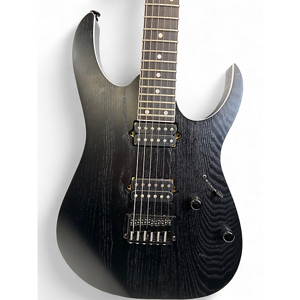 Used Ibanez RGR662AHBF Black Solid Body Electric Guitar
