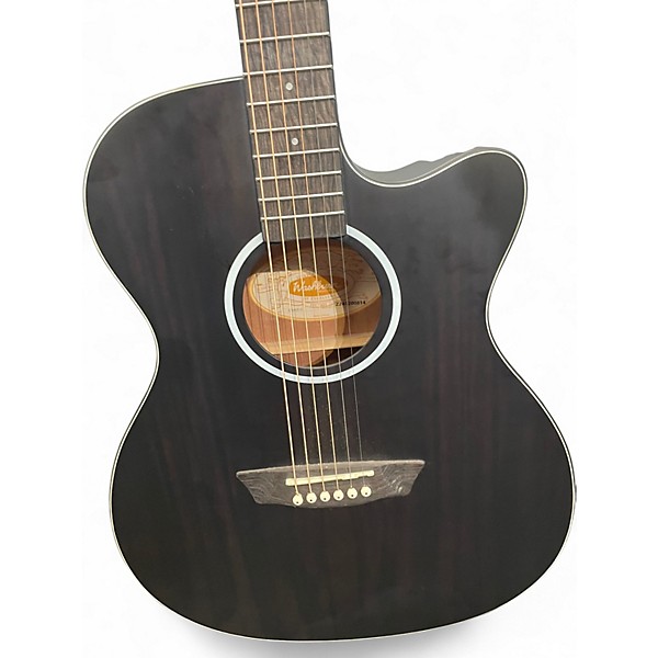 Used Washburn DFEACE EBONY ACE STRIPE Acoustic Electric Guitar