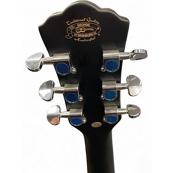 Used Washburn DFEACE EBONY ACE STRIPE Acoustic Electric Guitar