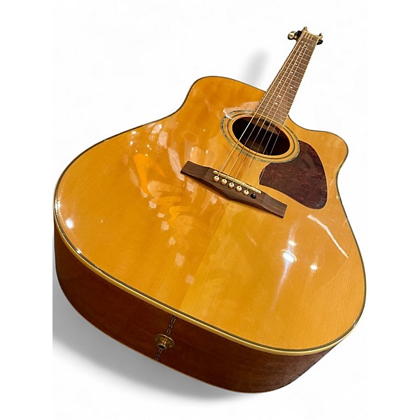 Used Ibanez AW100CE Natural Acoustic Electric Guitar