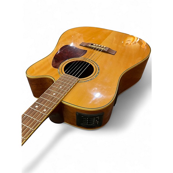 Used Ibanez AW100CE Natural Acoustic Electric Guitar