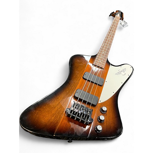 Used Gibson Thunderbird 3 Tone Sunburst Electric Bass Guitar