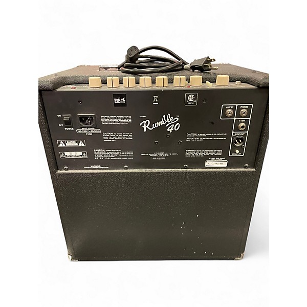 Used Fender Rumble 40 1x10 40W Bass Combo Amp