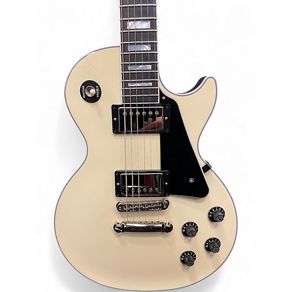 Used 2025 Gibson Les Paul Custom Buttercream Solid Body Electric Guitar