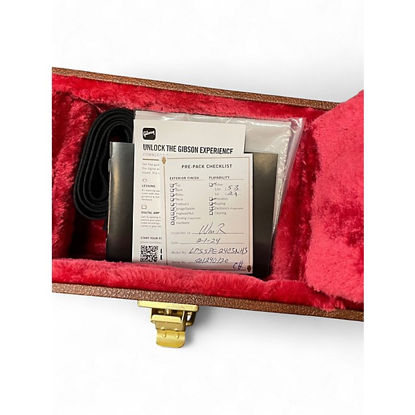 Used 2025 Gibson Les Paul Custom Buttercream Solid Body Electric Guitar