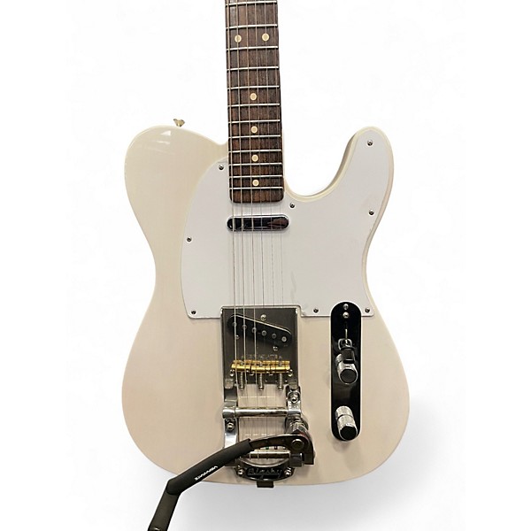 Used Fender Jimmy Page Mirror Telecaster White Blonde Solid Body Electric Guitar