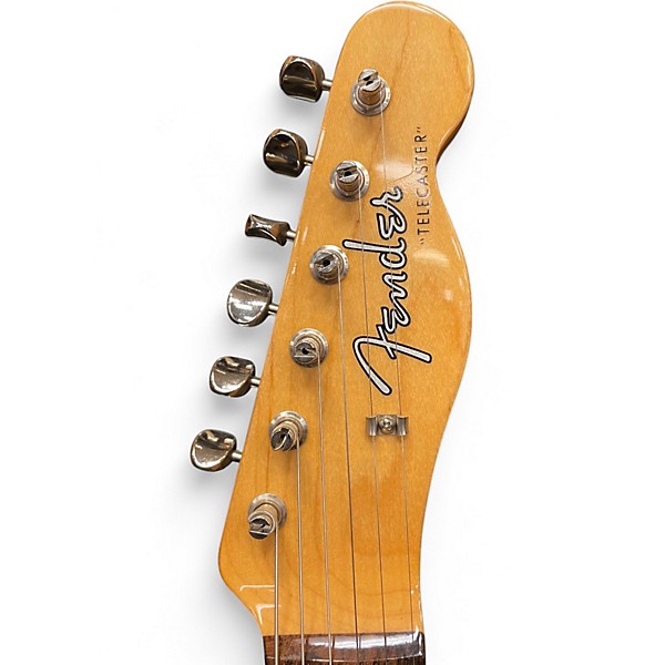 Used Fender Jimmy Page Mirror Telecaster White Blonde Solid Body Electric Guitar