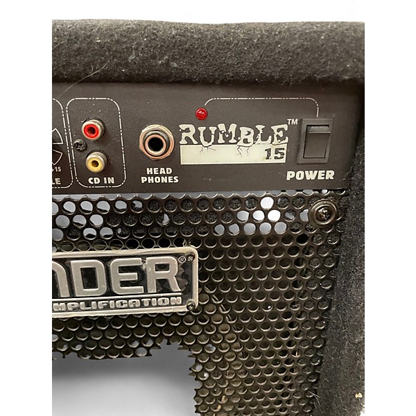 Used Fender Rumble 15 15W 1X8 Bass Combo Amp