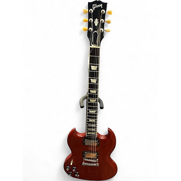 Used 2021 Gibson SG Standard Left Handed Red Electric Guitar