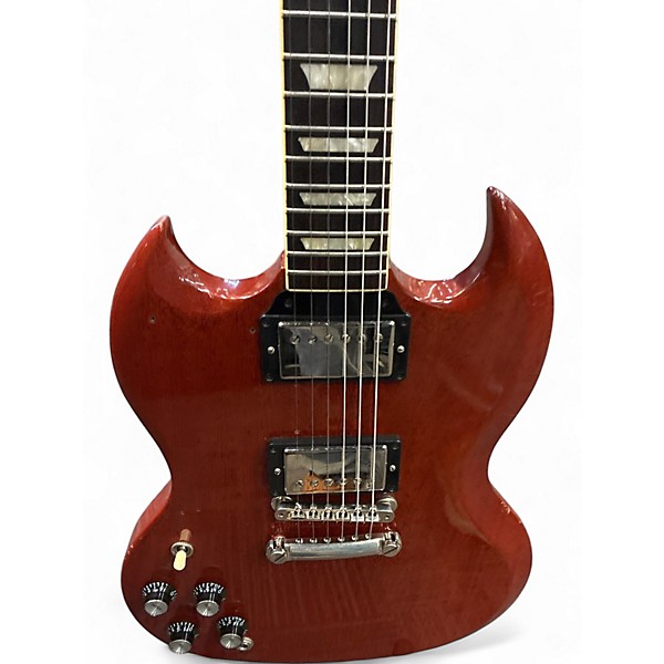 Used 2021 Gibson SG Standard Left Handed Red Electric Guitar