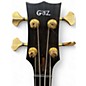 Used Grez Mendocino Fretless Left Handed Natural Electric Bass Guitar