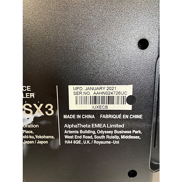 Used Pioneer DJ DDJSX3 DJ Controller