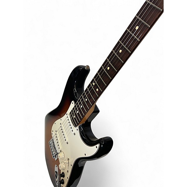 Used 2012 Fender VG Stratocaster 3 Tone Sunburst Solid Body Electric Guitar