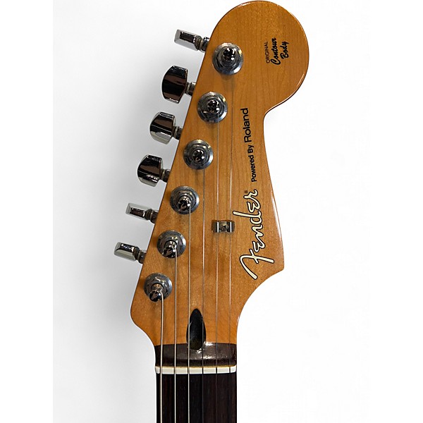 Used 2012 Fender VG Stratocaster 3 Tone Sunburst Solid Body Electric Guitar