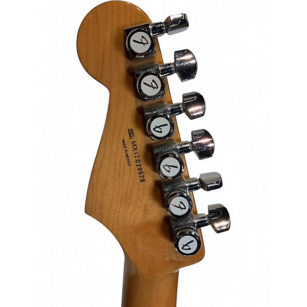 Used 2012 Fender VG Stratocaster 3 Tone Sunburst Solid Body Electric Guitar