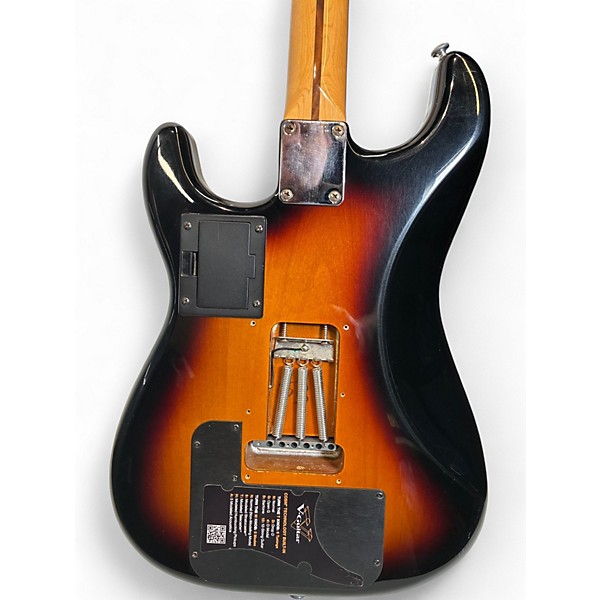 Used 2012 Fender VG Stratocaster 3 Tone Sunburst Solid Body Electric Guitar