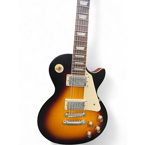 Used Epiphone 1959 Reissue Les Paul Standard 2 Tone Sunburst Solid Body Electric Guitar