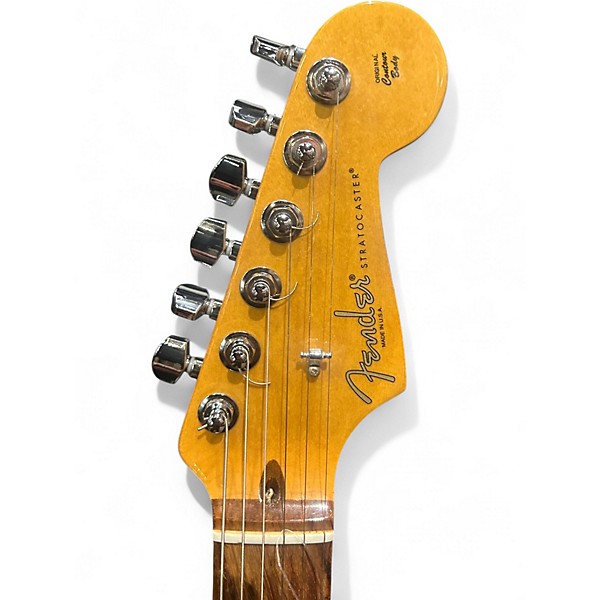 Used 2016 Fender American Standard Stratocaster WHITE Solid Body Electric Guitar