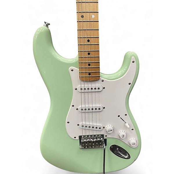 Used Squier Affinity Stratocaster Mint Green Solid Body Electric Guitar