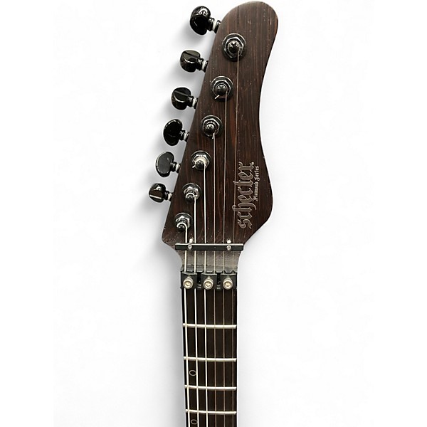 Used Schecter Guitar Research Diamond Series Sun Valley Super Shredder Exotic Wood Grain Solid Body Electric Guitar