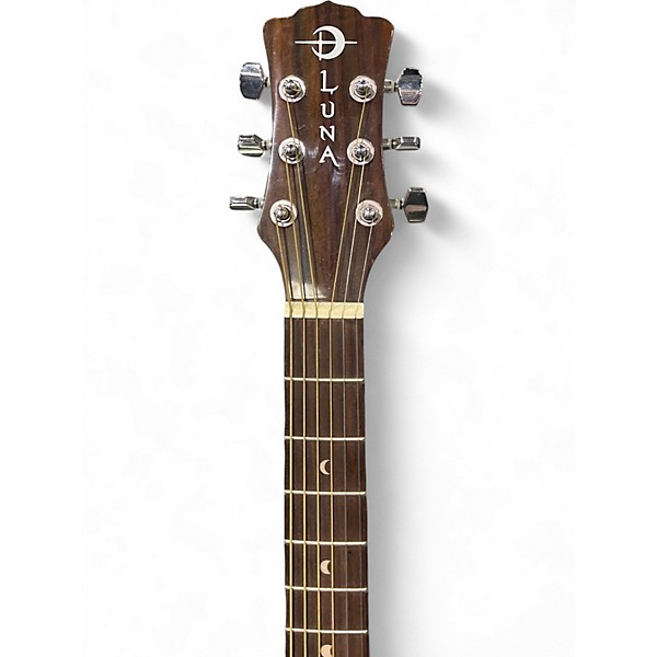 Used Luna Gypsy Spalt Acoustic Diaphanous Faeries  Acoustic Guitar