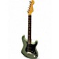 Used Fender American Professional Stratocaster SSS Antique Olive Solid Body Electric Guitar