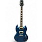 Used 2020s Epiphone SG MUSE Blue Sapphire Solid Body Electric Guitar thumbnail